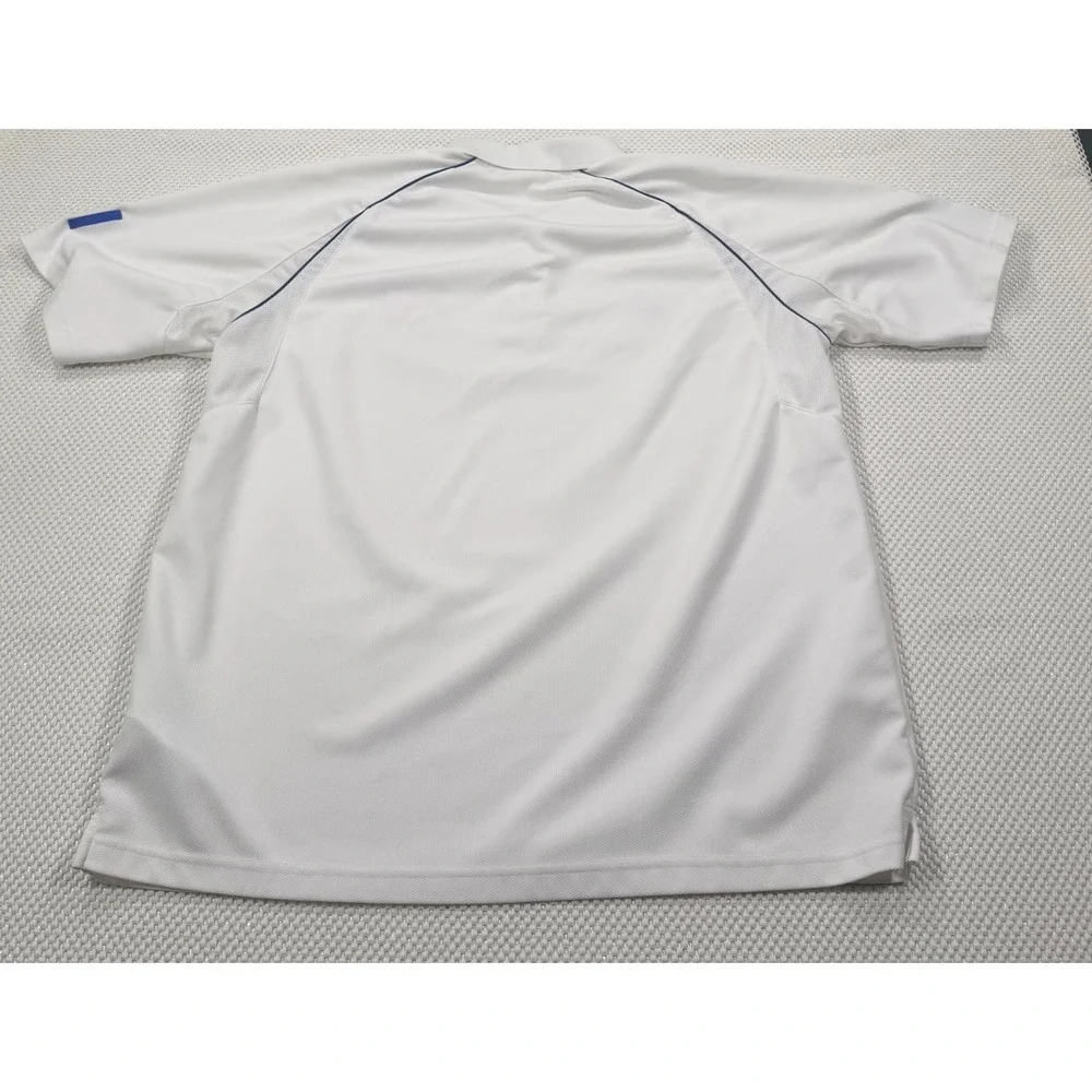 Adidas Kansas University KU Climacool Polo Shirt Men's XL White Performance